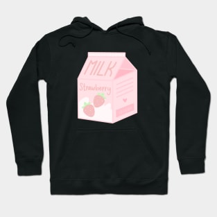 Kawaii Strawberry Milk Carton Hoodie